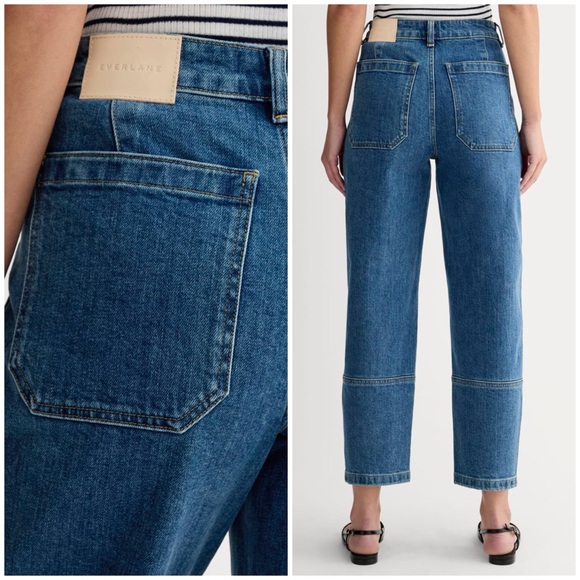 Everlane The Utility Barrel Leg Jeans in New Blue - Picture 2 of 14